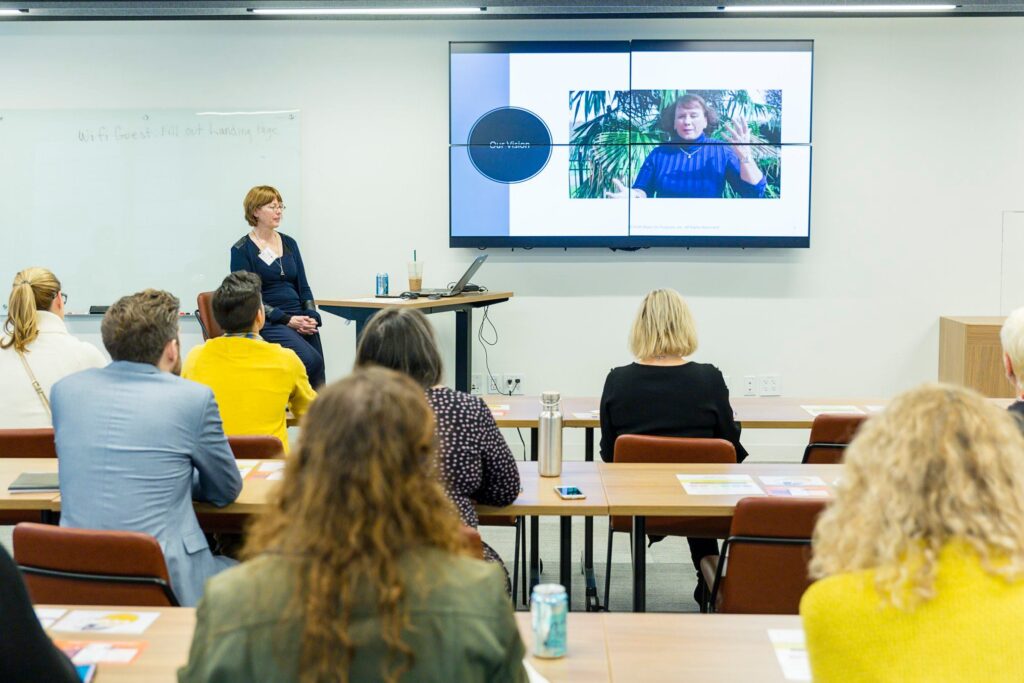 Shift/Co Training Helps Businesses Grow Terri Maxwell presents to the Shift/Co NYC team